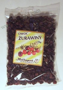 Herbapol, ŻURAWINA owoc, 50 g.