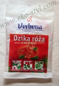 VERBENA, RÓŻA, cukierki ziołowe 60 g.