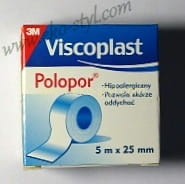 Viscoplast, Plaster  Polopor,  5 m x 25 mm
