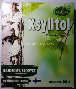 AKA, Fiński ksylitol, Xylitol, cukier brzozowy, 0,5 kg