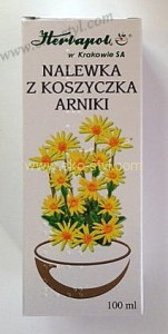 NALEWKA z koszyczka ARNIKI, 100 ml, Herbapol Kraków