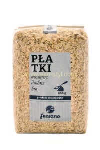 Fresano, Płatki Owsiane drobne, BIO 600 g.