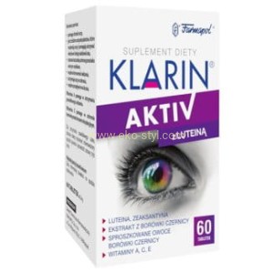 KLARIN AKTIV Z LUTEINĄ, 60 tabl.