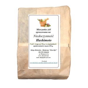 Zioła na Hashimoto, Niedoczynność Tarczycy -Zestaw ziół w/g rec.