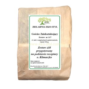  Gościec zniekształcający (nr 117) Zioła w/g rec. o. Klimuszko  / Zestaw ziół