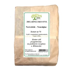  Nerwobóle (nr 73) Zioła w/g rec. o. Klimuszko /Zestaw ziół