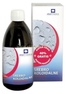 Alter-Medica, Srebro Koloidalne, tonik 300 ml + 200 ml GRATIS