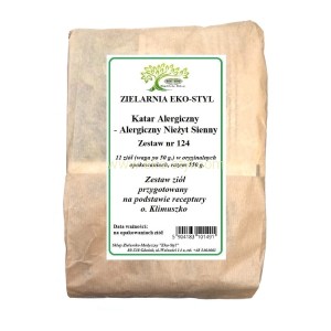 Katar alergiczny (nr 124) Zioła w/g rec. o. Klimuszko /Zestaw ziół