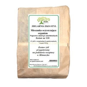 Oczyszczanie organizmu (nr 110)  Zioła w/g rec. o. Klimuszko /Zestaw ziół