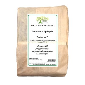 Padaczka (nr 7) Zioła w/g rec. o. Klimuszko /Zestaw ziół
