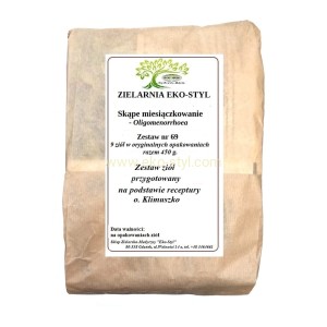 Skąpe miesiączkowanie (nr 69) Zioła w/g rec. o. Klimuszko /Zestaw ziół