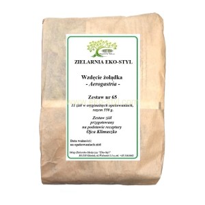  Wzdęcie żołądka (nr 65)  Zioła w/g rec. o. Klimuszko /Zestaw ziół