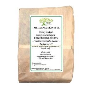 Świąd warg sromowych (nr 47) -Zestaw ziół w/g rec. o. Klimuszko /Zestaw ziół