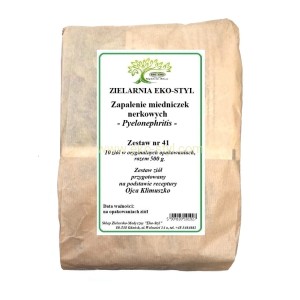 Zapalenie miedniczek nerkowych (nr 41) Zioła w/g rec. o. Klimuszko /Zestaw ziół