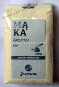 Fresano, Mąka Kokosowa, BIO 300 g.