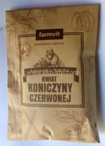 Farmvit KONICZYNA czerwona kwiat - 25 g.