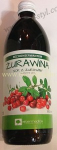 Alter Medica, Żurawina sok, 500 ml.