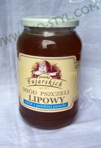 MIÓD, Lipowy, 1,25 kg. miody Fujarskich
