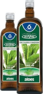 OLEOFARM, SOK Z ALOESU, z miąższem, 500 ml