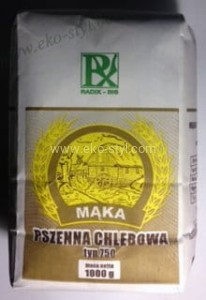 Mąka Pszenna Chlebowa, Typ 750, 1 kg, Radix-Bis