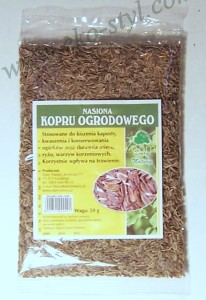 Dary Natury Przyprawa KOPER ogrodowy nasiona - 50 g.